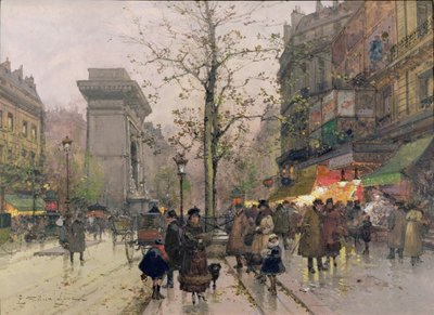 Porte St. Denis, Paris von Eugene Galien Laloue